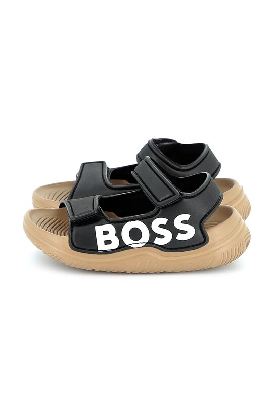 Παιδικά σανδάλια BOSS J52158.19.21 μαύρο SS25