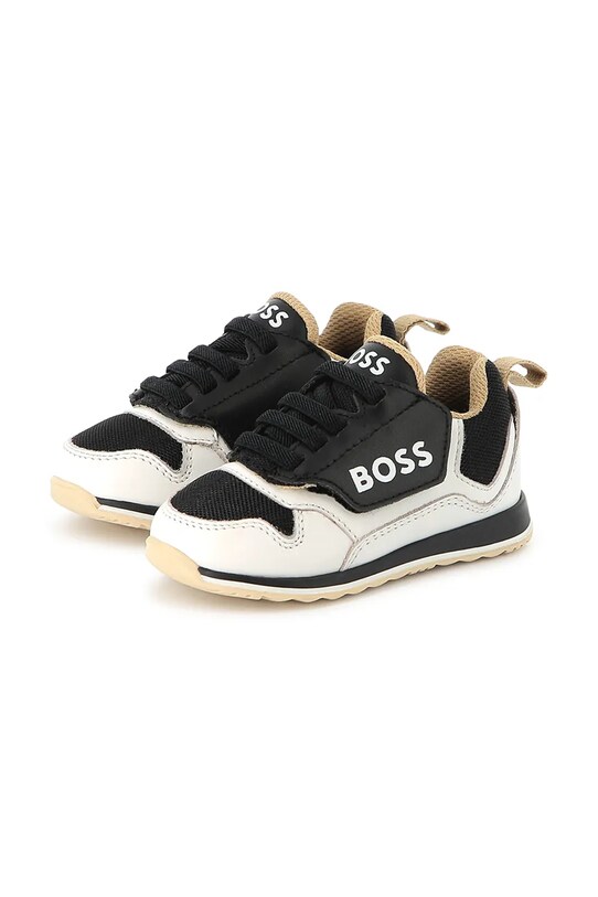 Παιδικά αθλητικά παπούτσια BOSS υφασμάτινο μαύρο J52166.22.30