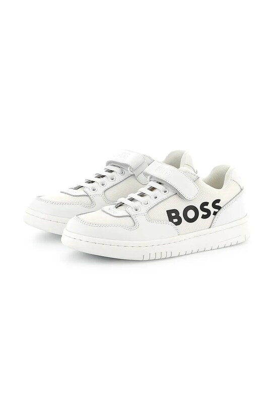 Παιδικά αθλητικά παπούτσια BOSS υφασμάτινο λευκό J51644.27.35