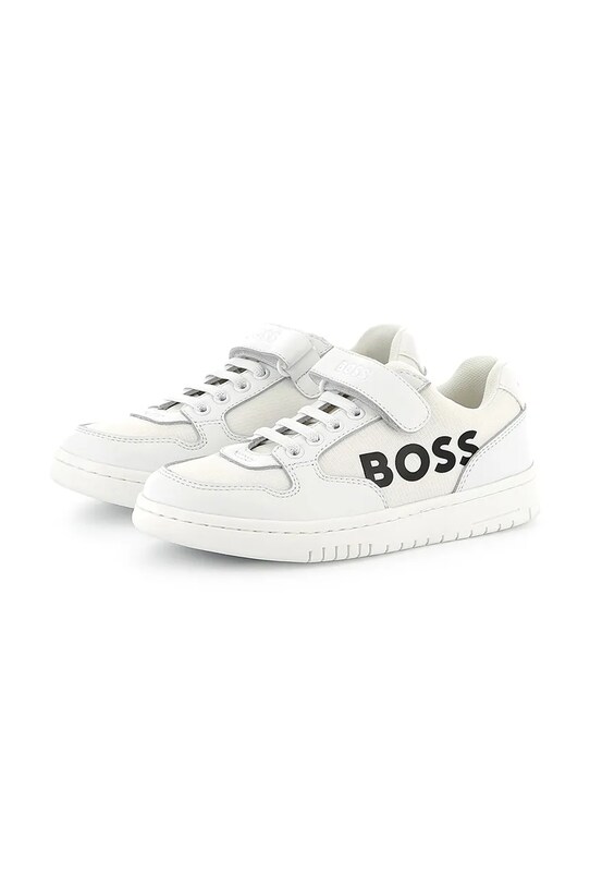 Παιδικά αθλητικά παπούτσια BOSS υφασμάτινο λευκό J51644.36.41