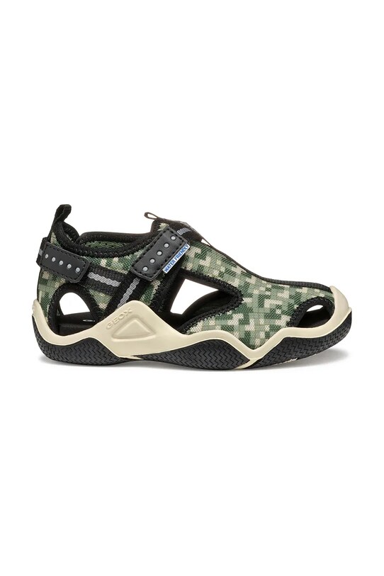 Παιδικά σανδάλια Geox WADER J1530A.0002A.28.35 πράσινο SS25
