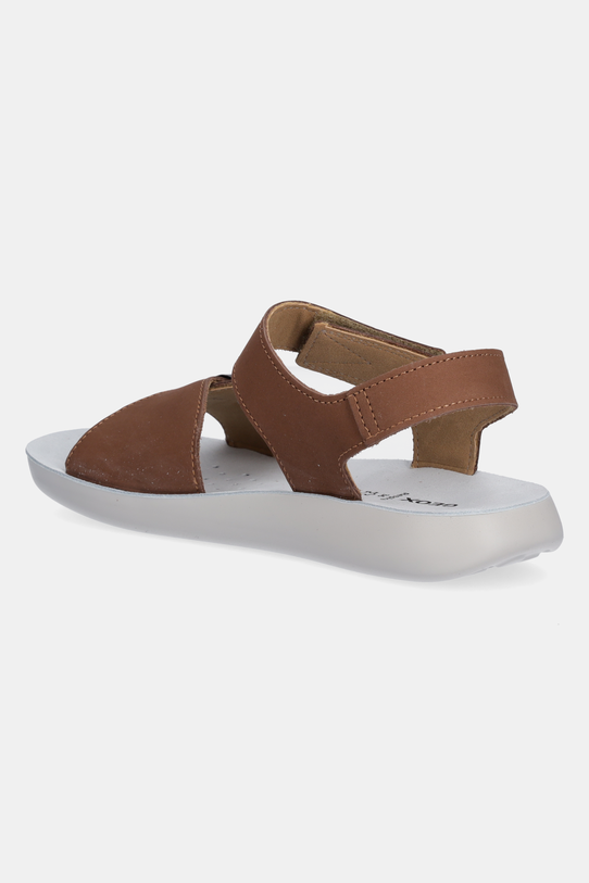 Αγορίστικα Παιδικά σανδάλια από δέρμα nubuck Geox LIGHTFLOPPY J45GQD.00032.36.39 καφέ