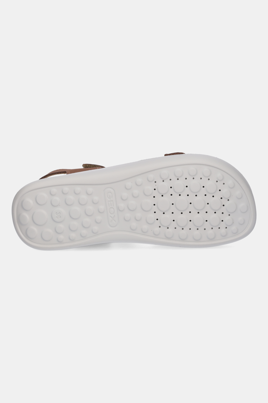 Παιδικά σανδάλια από δέρμα nubuck Geox LIGHTFLOPPY J45GQD.00032.36.39 καφέ