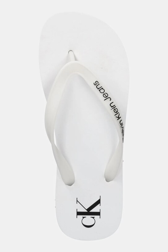 Σαγιονάρες Calvin Klein Jeans BEACH SANDAL TRANSPARENT TPU λευκό YW0YW01829