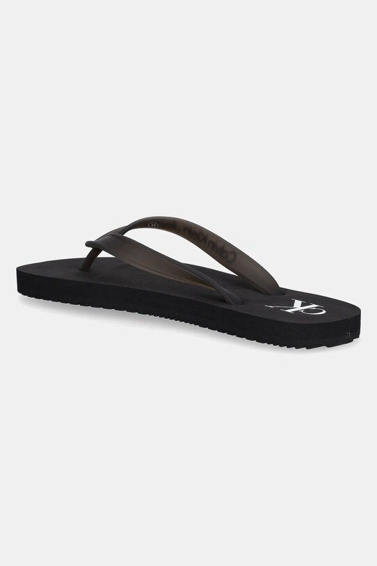 Παπούτσια Σαγιονάρες Calvin Klein Jeans BEACH SANDAL TRANSPARENT TPU YW0YW01829 μαύρο