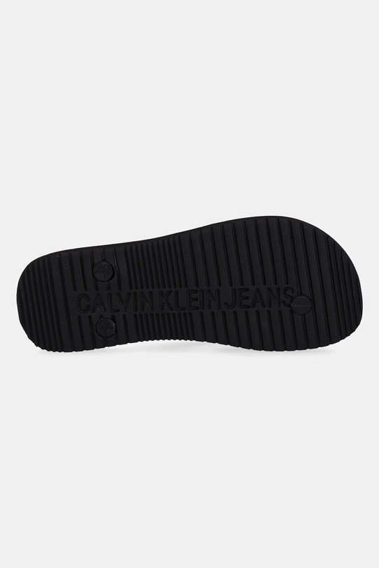 Σαγιονάρες Calvin Klein Jeans BEACH SANDAL TRANSPARENT TPU YW0YW01829 μαύρο