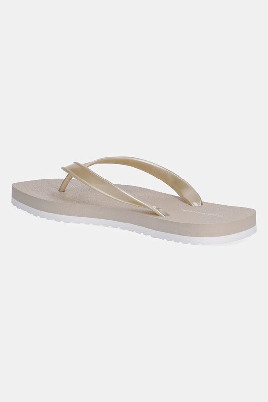 Παπούτσια Σαγιονάρες Calvin Klein Jeans THONG+ TPU METALLIC YW0YW01720 μπεζ