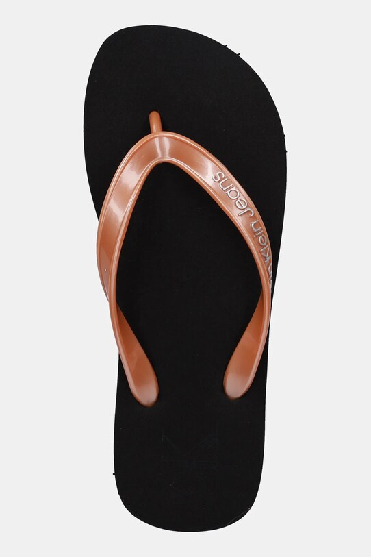 Σαγιονάρες Calvin Klein Jeans BEACH SANDAL MONOLOGO TPU πορτοκαλί YW0YW01719