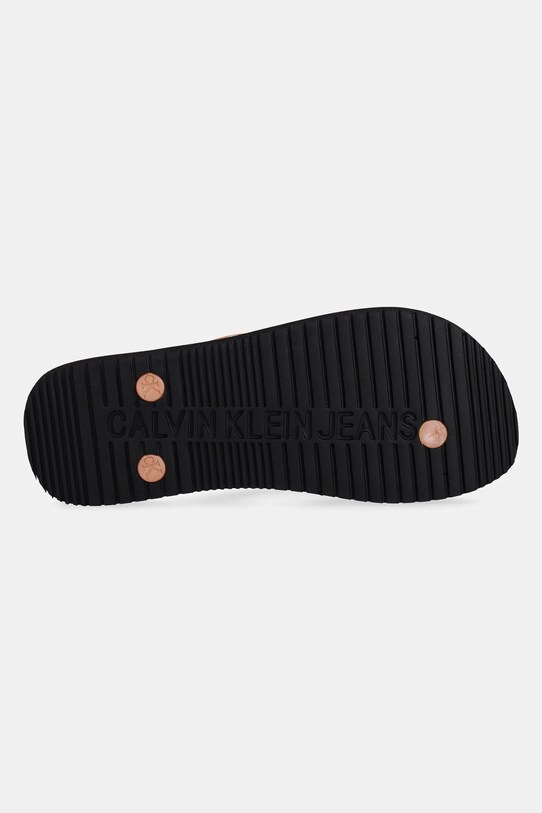 Σαγιονάρες Calvin Klein Jeans BEACH SANDAL MONOLOGO TPU YW0YW01719 πορτοκαλί