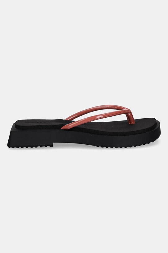 Σαγιονάρες Calvin Klein Jeans SQ LOW WEDGE SANDAL STITCH YW0YW01716 ροζ SS25