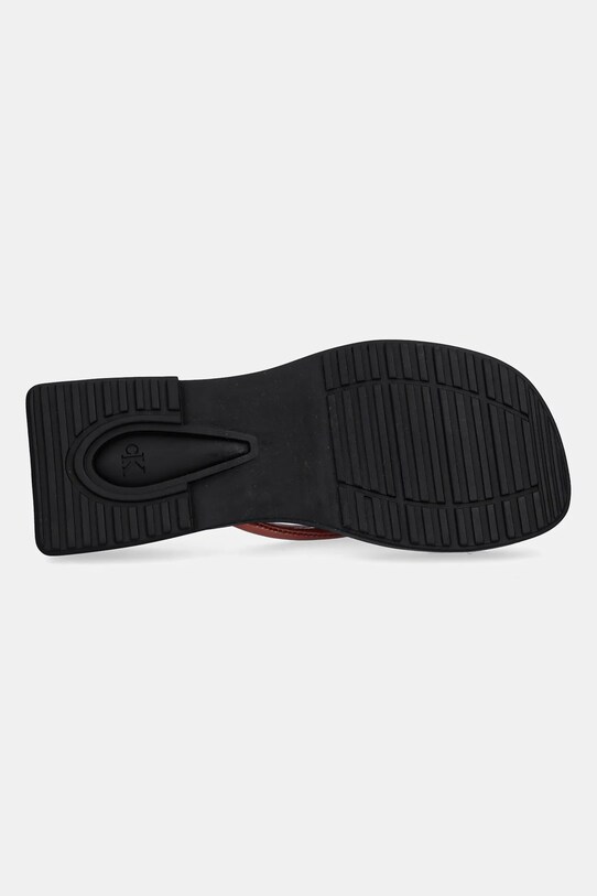 Σαγιονάρες Calvin Klein Jeans SQ LOW WEDGE SANDAL STITCH YW0YW01716 ροζ