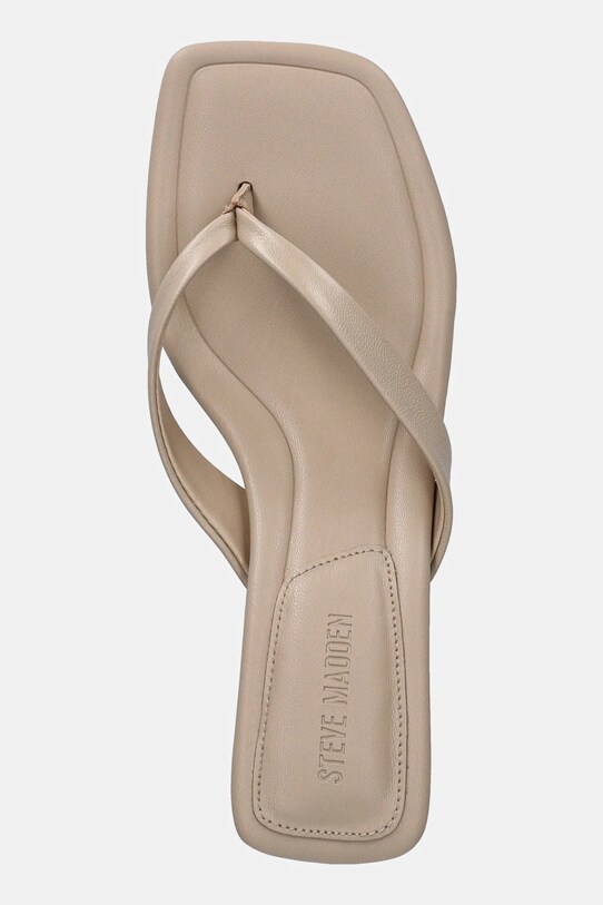Δερμάτινες σαγιονάρες Steve Madden Heyley μπεζ SM11003831.217