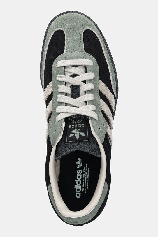 Σουέτ αθλητικά παπούτσια adidas Originals Samba OG W μαύρο JI2680