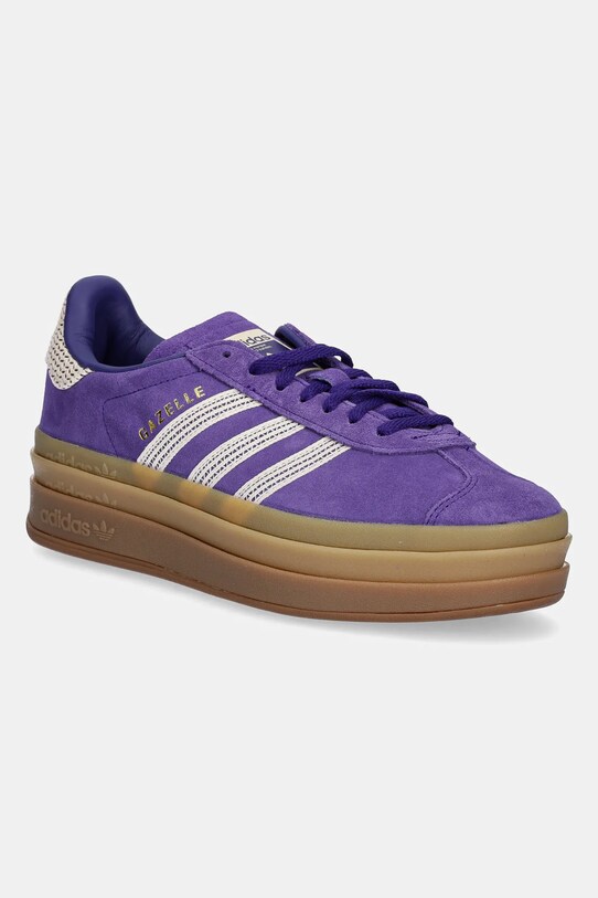 Αθλητικά adidas Originals Gazelle Bold W δέρμα σαμουά μωβ JS3359