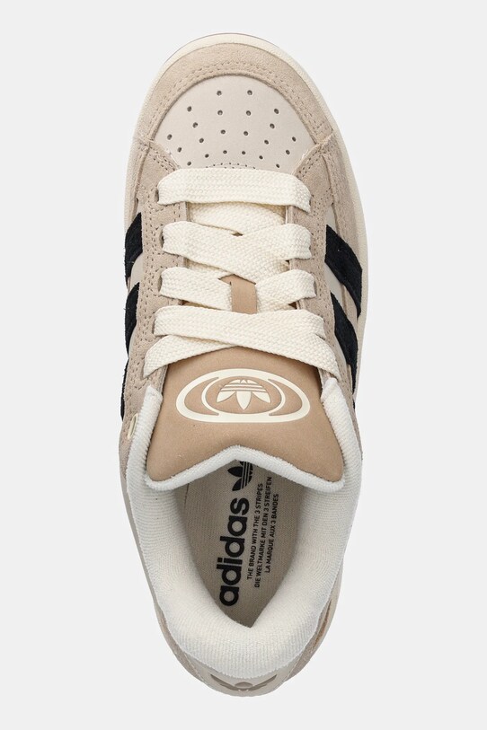 Δερμάτινα αθλητικά παπούτσια adidas Originals Campus 00s Beta W μπεζ JH9779