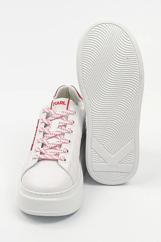 Δερμάτινα αθλητικά παπούτσια Karl Lagerfeld ANAKAPRI KL63514V.01D λευκό