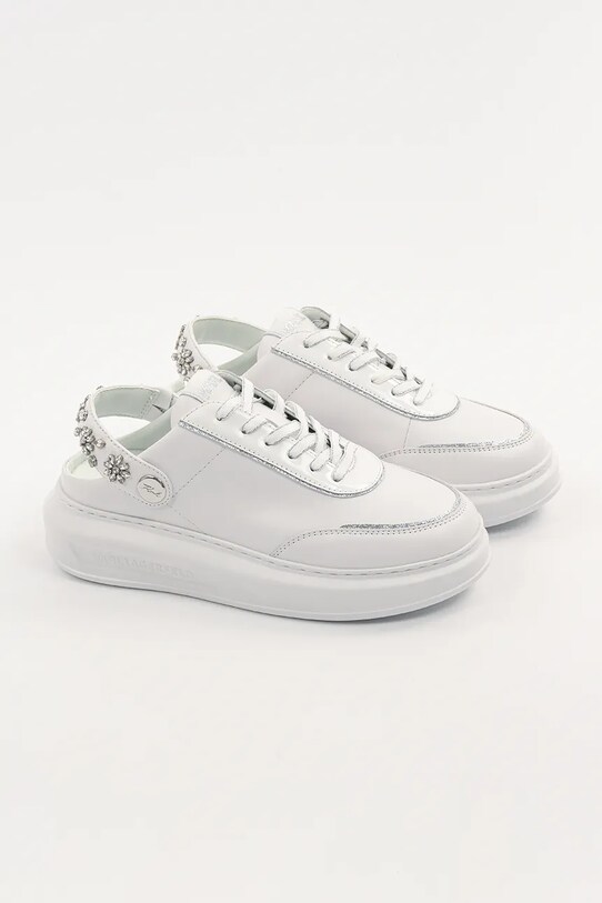Δερμάτινα αθλητικά παπούτσια Karl Lagerfeld KAPRI KL62513A.011 λευκό SS25
