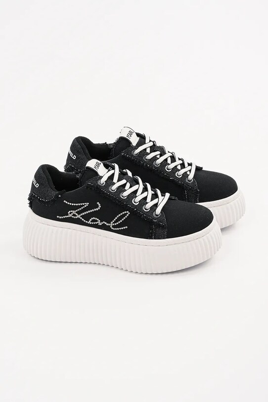 Αθλητικά Karl Lagerfeld KREEPER LO KL42372S.D0S μαύρο SS25