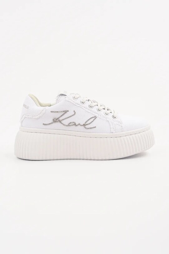 Αθλητικά Karl Lagerfeld KREEPER LO πλατφόρμα λευκό KL42372S.D1S