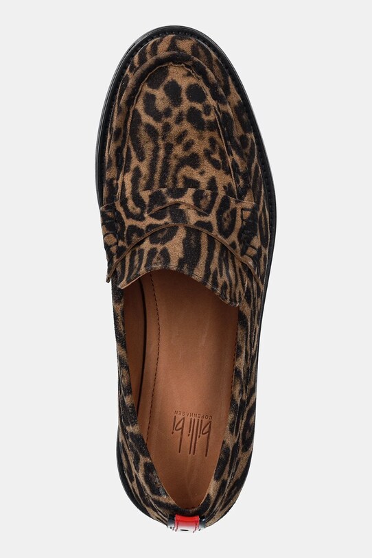 Δερμάτινα μοκασίνια Billi Bi καφέ A8446.Leopardo