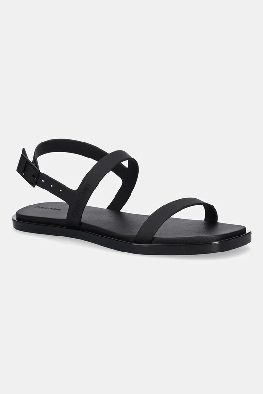 Σανδάλια Calvin Klein SANDAL - JELLY φλατ μαύρο HW0HW02426