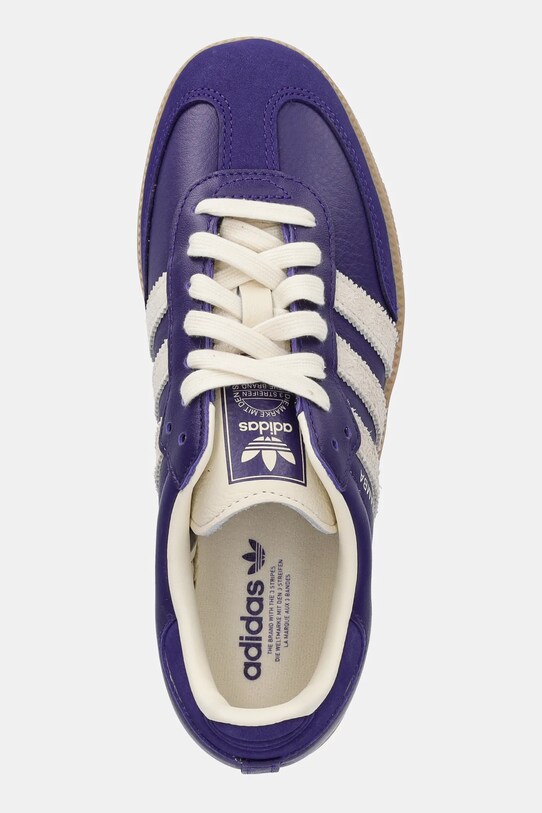 Δερμάτινα αθλητικά παπούτσια adidas Originals Samba OG μωβ JI2736