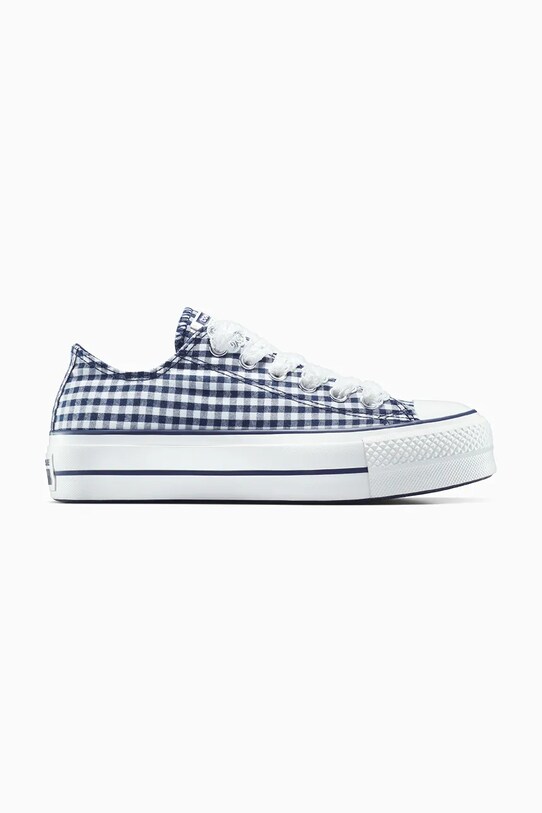 Πάνινα παπούτσια Converse Chuck Taylor All Star Lift πλατφόρμα σκούρο μπλε A13664C