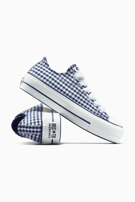 Πάνινα παπούτσια Converse Chuck Taylor All Star Lift σκούρο μπλε A13664C