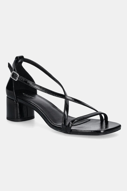 Δερμάτινα σανδάλια Vagabond Shoemakers PIPER φαρδύ τακούνι μαύρο 5921.160.20