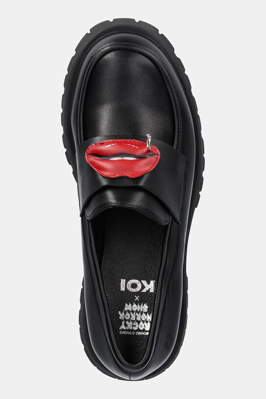 Μοκασίνια Koi Footwear x Rocky Horror Show Science Fiction Lips Loafers μαύρο ScienceFictionLips
