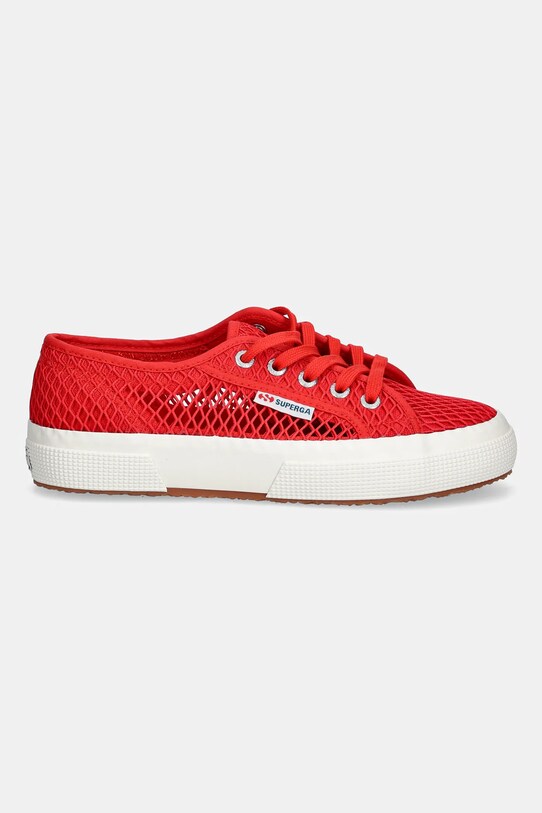 Πάνινα παπούτσια Superga MESH S2135GW.296 κόκκινο SS25