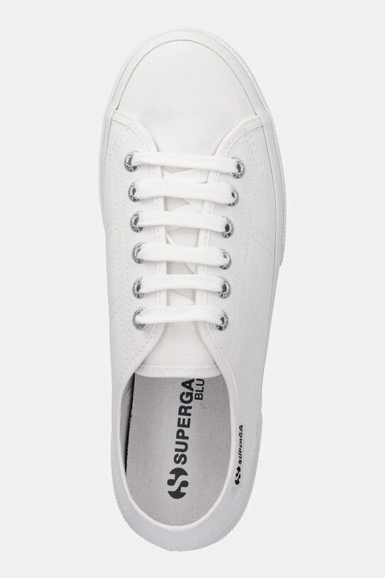 Πάνινα παπούτσια Superga PLATFORM LEGGERA λευκό S2142ZW.901
