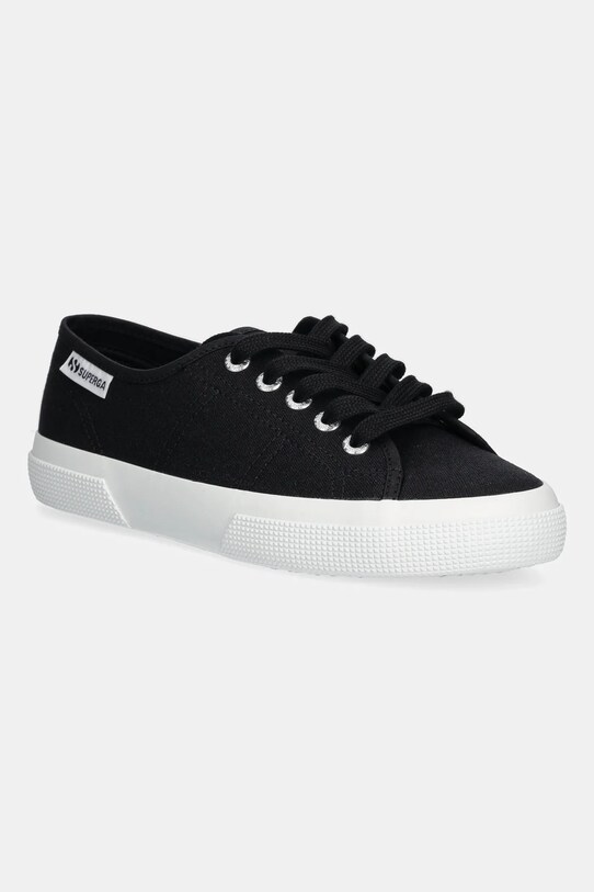 Πάνινα παπούτσια Superga LEGGERA φλατ μαύρο S7151EW.F83