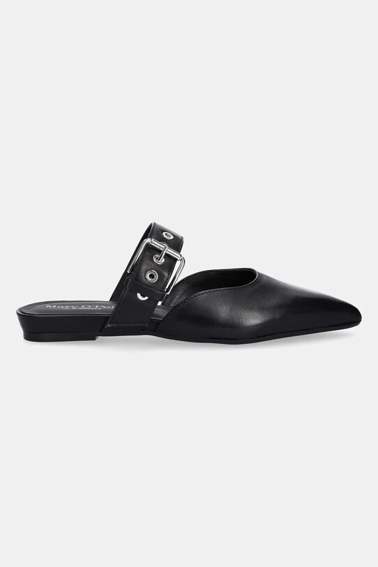 Δερμάτινες παντόφλες Marc O'Polo PENELOPE 4A 50318783702100 μαύρο SS25