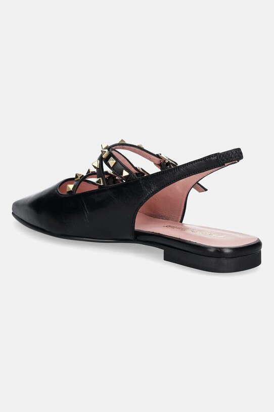 Παπούτσια Δερμάτινες μπαλαρίνες Pretty Ballerinas Yvette 52136.A.9331 μαύρο