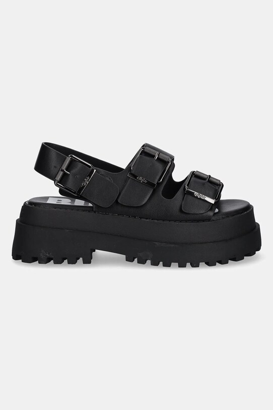 Σανδάλια Buffalo Pluto Ari 1602268.BLK μαύρο SS25