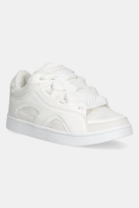 Παπούτσια Buffalo Liberty Skate απομίμηση λείου δέρματος μπεζ 1636416.WHT