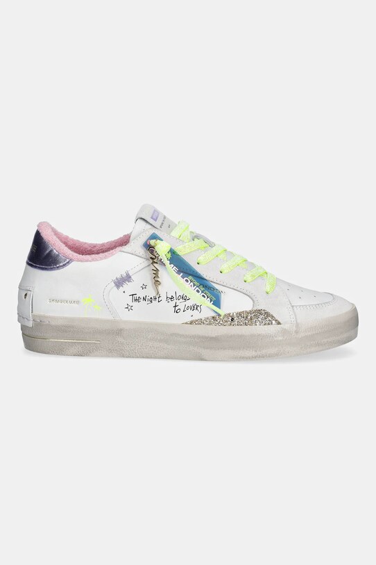 Δερμάτινα αθλητικά παπούτσια Crime London SK8 DELUXE 20101PP7 λευκό SS25