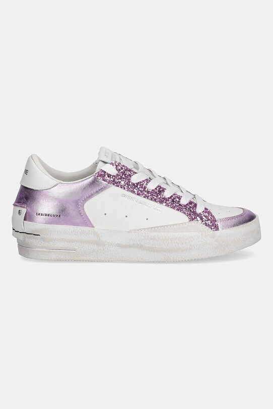 Δερμάτινα αθλητικά παπούτσια Crime London SK8 DELUXE WEDGE 20133PP7 μωβ SS25