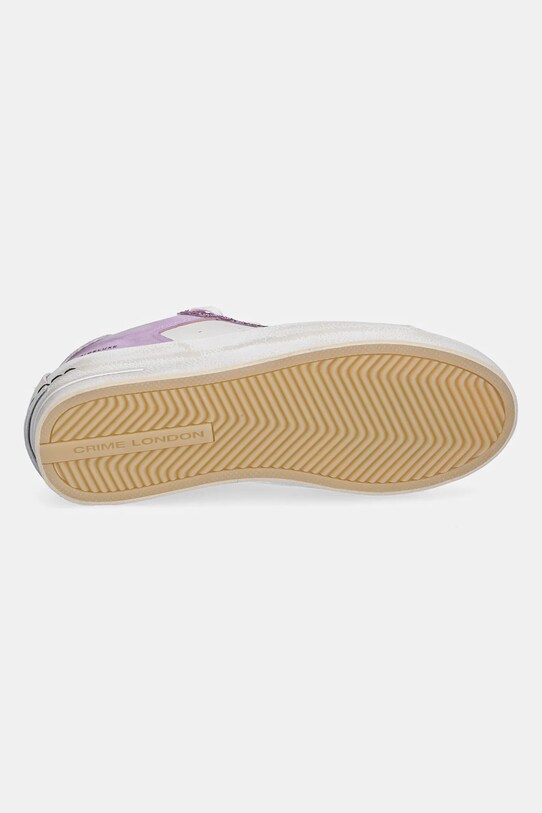 Δερμάτινα αθλητικά παπούτσια Crime London SK8 DELUXE WEDGE 20133PP7 μωβ