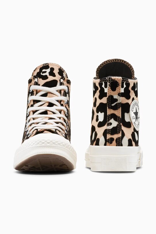 Παπούτσια Πάνινα παπούτσια Converse Chuck 70 Leopard A14945C μπεζ