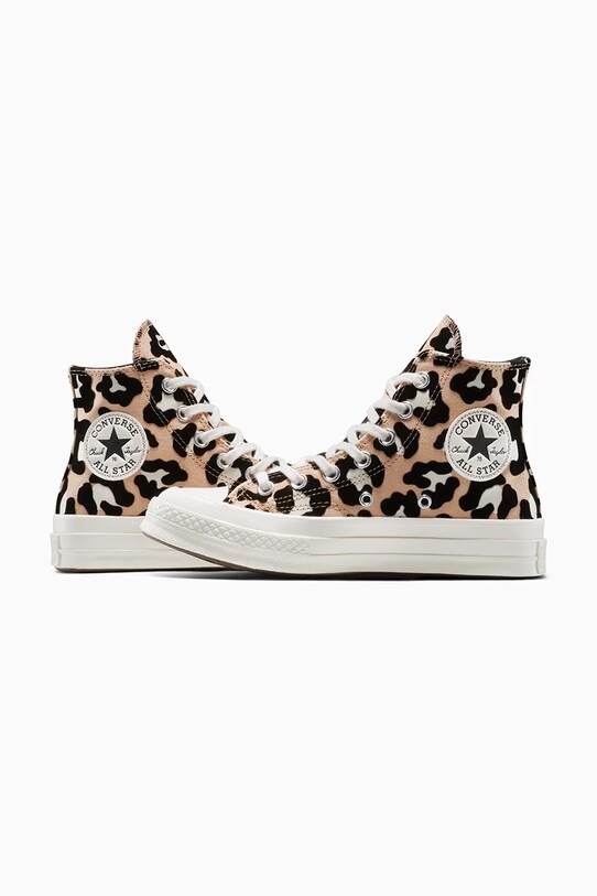 Πάνινα παπούτσια Converse Chuck 70 Leopard μπεζ A14945C