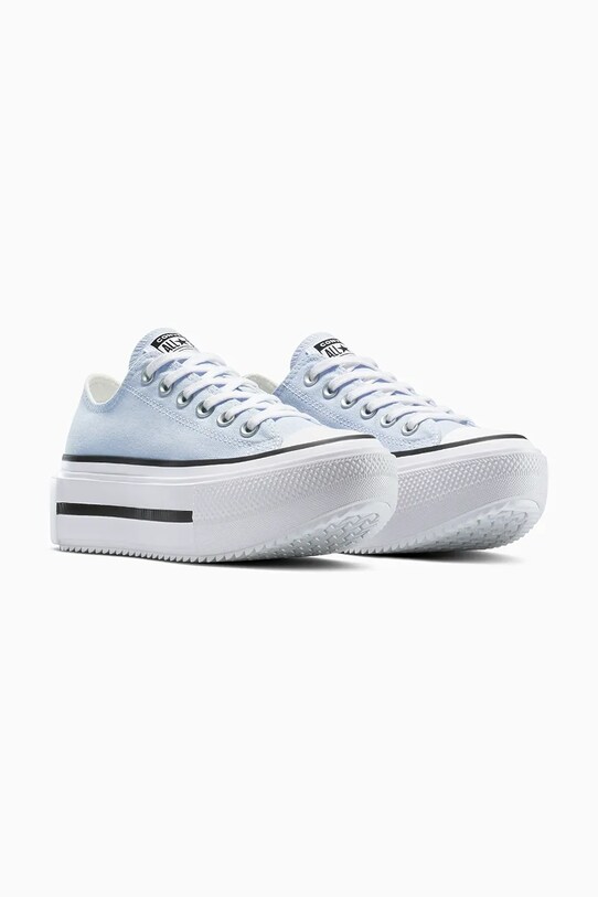 Πάνινα παπούτσια Converse Chuck Taylor All Star Lift Double Stack A16285C μπλε SS25