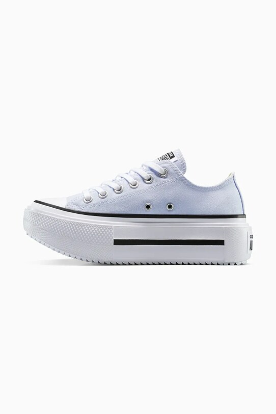 Πάνινα παπούτσια Converse Chuck Taylor All Star Lift Double Stack A16285C μπλε
