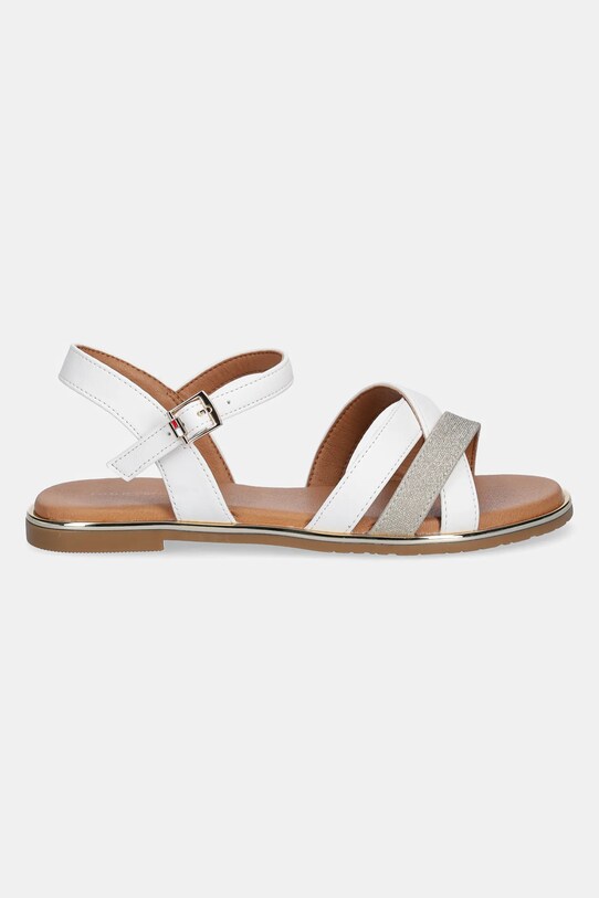 Σανδάλια Tommy Hilfiger T3A2.33779.30.34 λευκό SS25