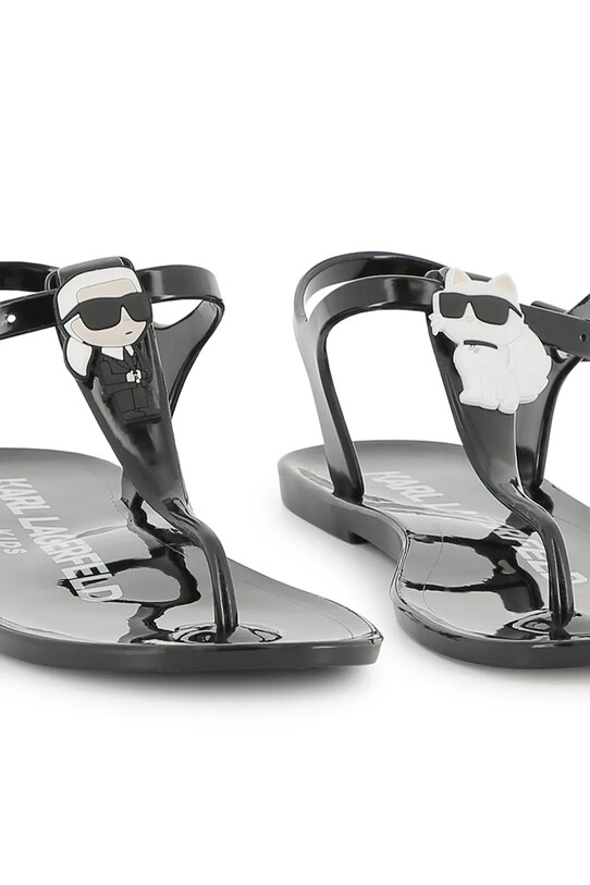 Παιδικά σανδάλια Karl Lagerfeld Z30370.27.35 μαύρο
