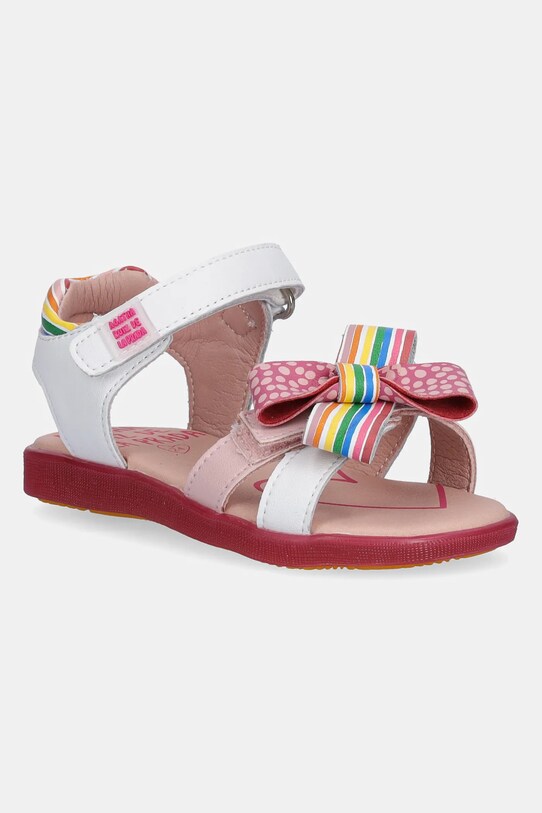 Παιδικά δερμάτινα σανδάλια Agatha Ruiz de la Prada λευκό 252962.24.27