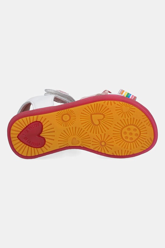 Παιδικά δερμάτινα σανδάλια Agatha Ruiz de la Prada 252962.24.27 λευκό