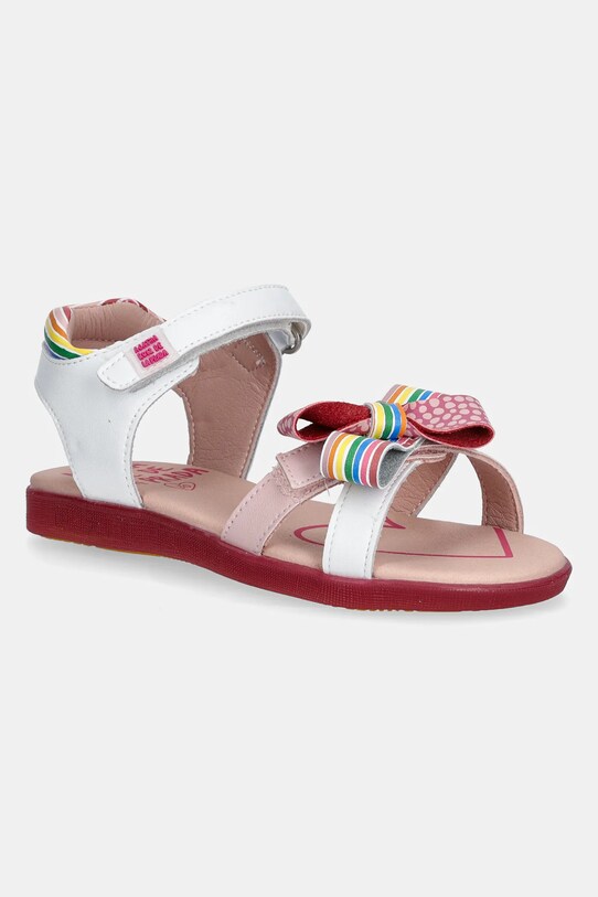 Παιδικά δερμάτινα σανδάλια Agatha Ruiz de la Prada λευκό 252962.28.34