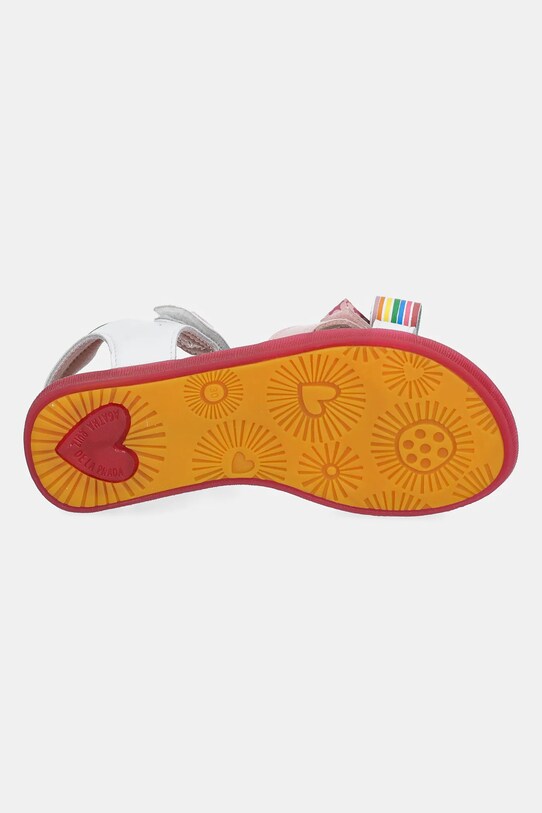 Παιδικά δερμάτινα σανδάλια Agatha Ruiz de la Prada 252962.28.34 λευκό